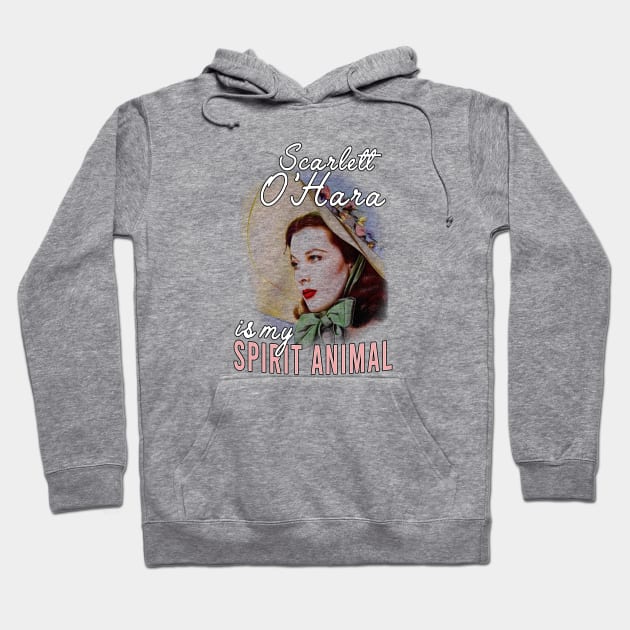 Gone With The Wind Poster Scarlett OHara Easy Hoodie by Hoang Bich